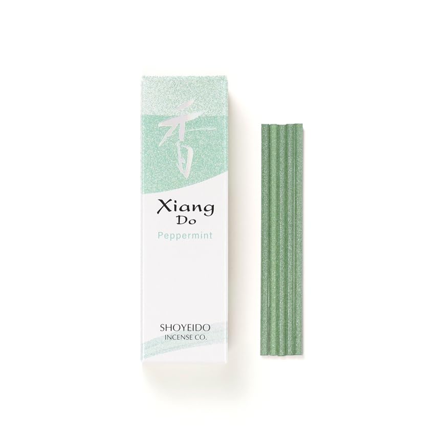 Shoeido Incense Xiang Do Peppermint ST20 pieces with simple incense holder #214547 зелений
Shoeido Incense Xiang Do Peppermint ST20 pieces with simple incense holder #214547 зелений