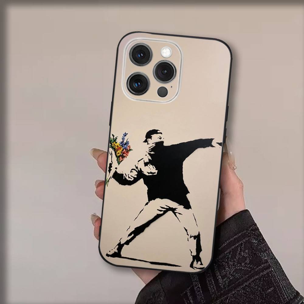 Art Banksy Graffiti Phone Case For iPhone 17,16,15,14,13,12,11,Pro,Max,Plus,Air,X,XS,XR,SE,8,7,Mini,Soft Black Funda iPhone16e
Art Banksy Graffiti Phone Case For iPhone 17,16,15,14,13,12,11,Pro,Max,Plus,Air,X,XS,XR,SE,8,7,Mini,Soft Black Funda iPhone16e