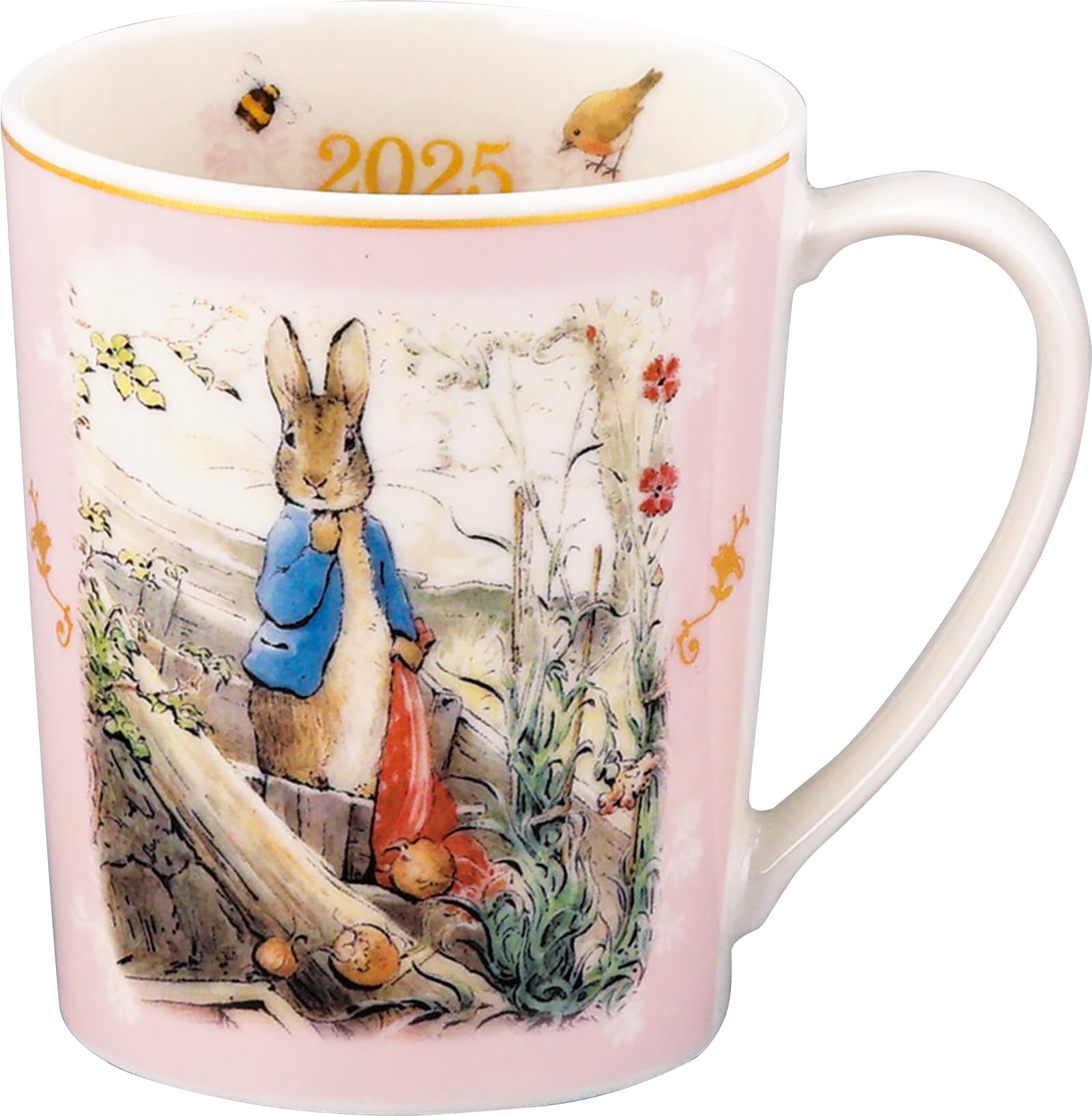 Peter Rabbit 2025 Years Mug Approx. 350ml Microwaveable Character Goods Present Tableware Gift PR2025-11
Peter Rabbit 2025 Years Mug Approx. 350ml Microwaveable Character Goods Present Tableware Gift PR2025-11