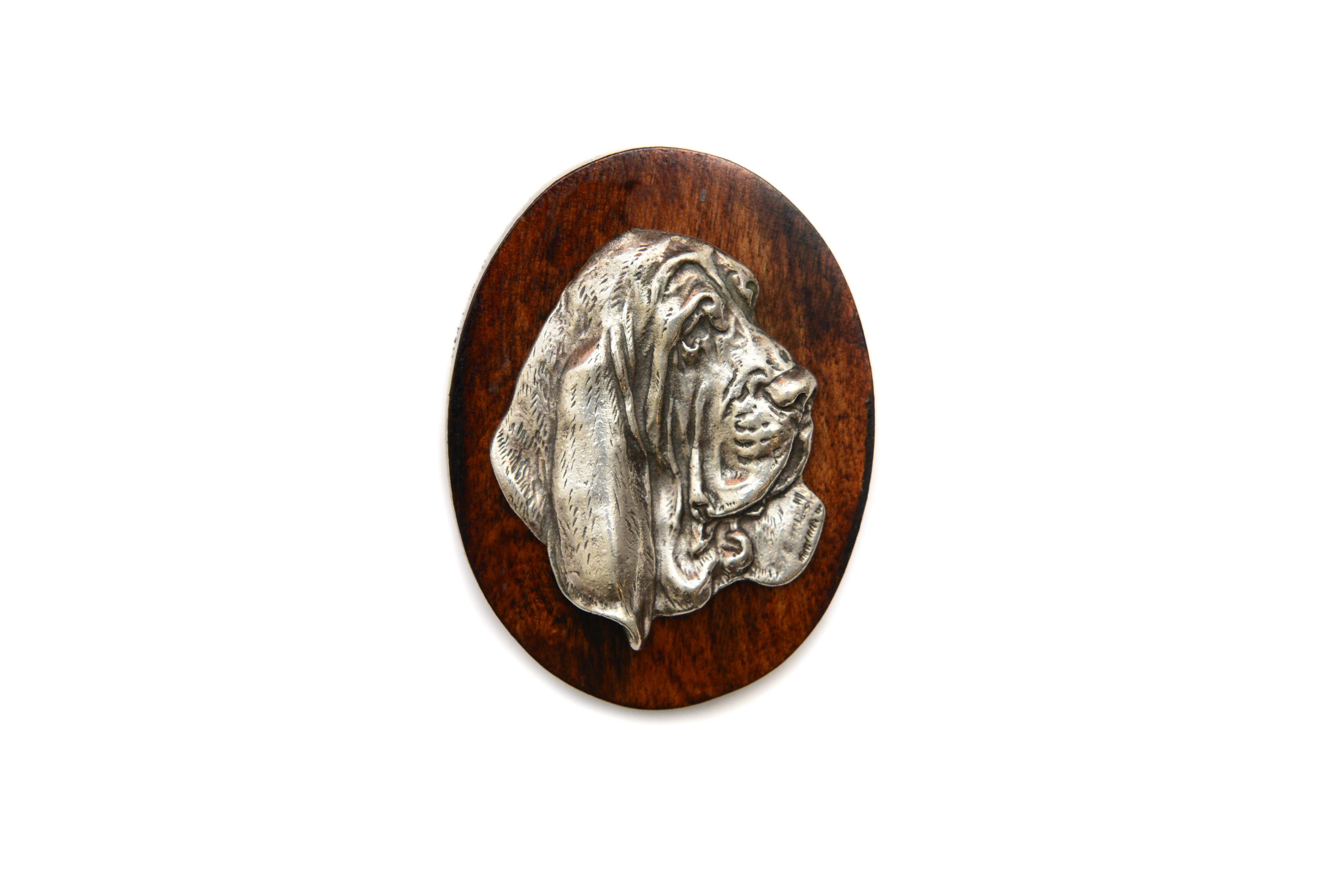 Basset Hound III - Dog show brooch, starter number clip, dog pin by Art-Dog коричневий
Basset Hound III - Dog show brooch, starter number clip, dog pin by Art-Dog коричневий