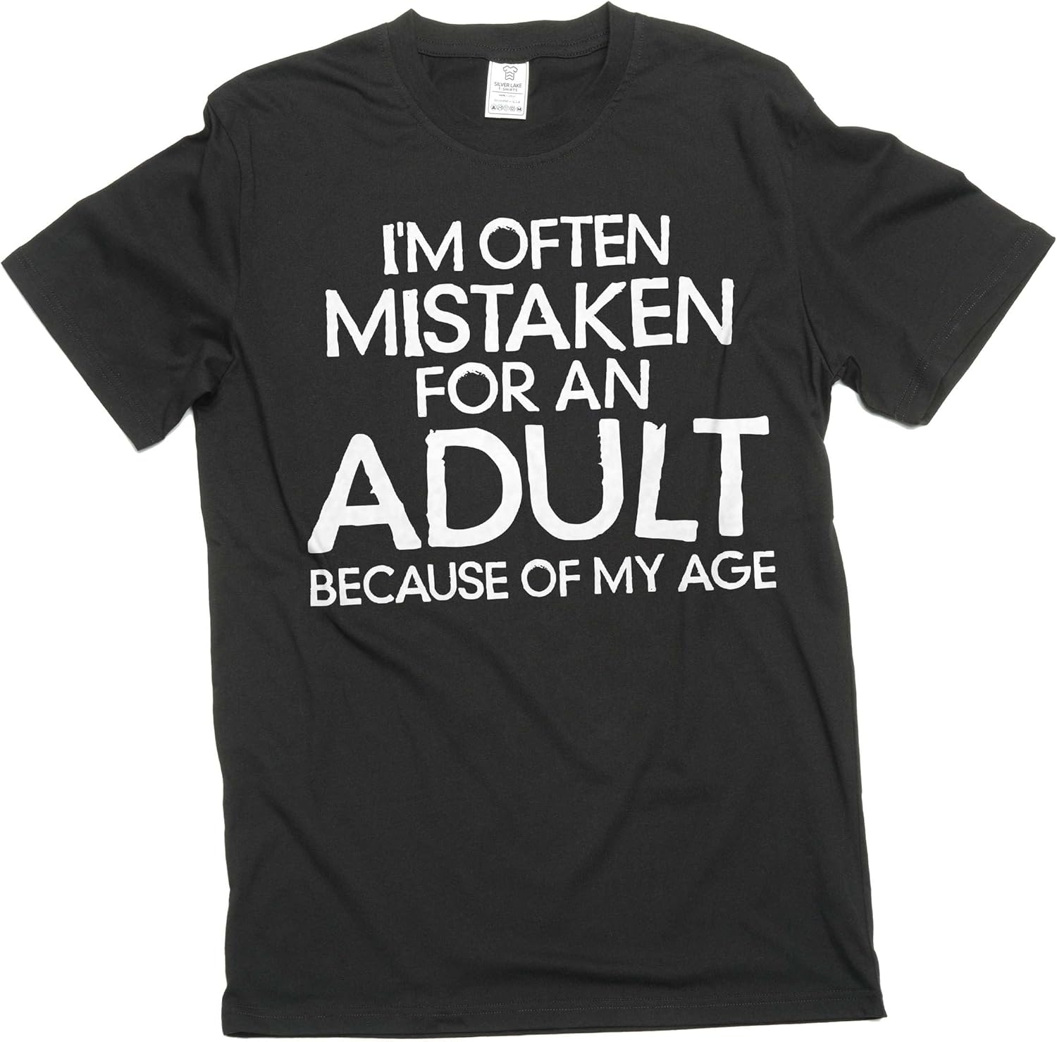Men s Funny Mistaken for an Adult T-Shirt Gift for Husband Brother Adulthood Funny Sarcastic tee 5XL різнокольоровий
Men s Funny Mistaken for an Adult T-Shirt Gift for Husband Brother Adulthood Funny Sarcastic tee 5XL різнокольоровий