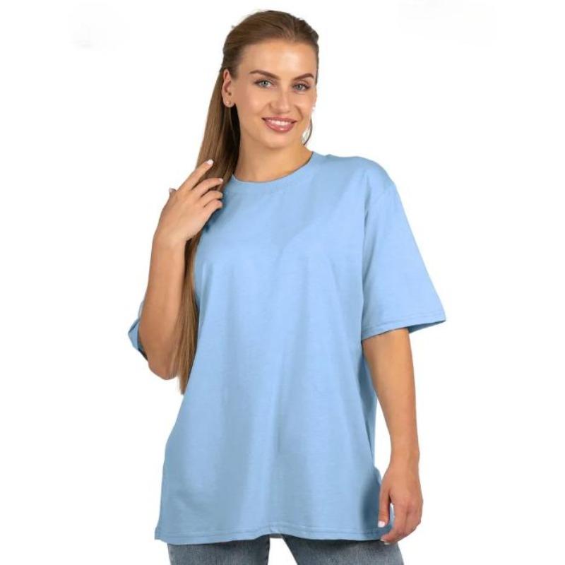 Летний топ с круглым вырезом, модный повседневный однотонный, из чистого хлопка, с короткими рукавами, женские футболки 3XL
Летний топ с круглым вырезом, модный повседневный однотонный, из чистого хлопка, с короткими рукавами, женские футболки 3XL