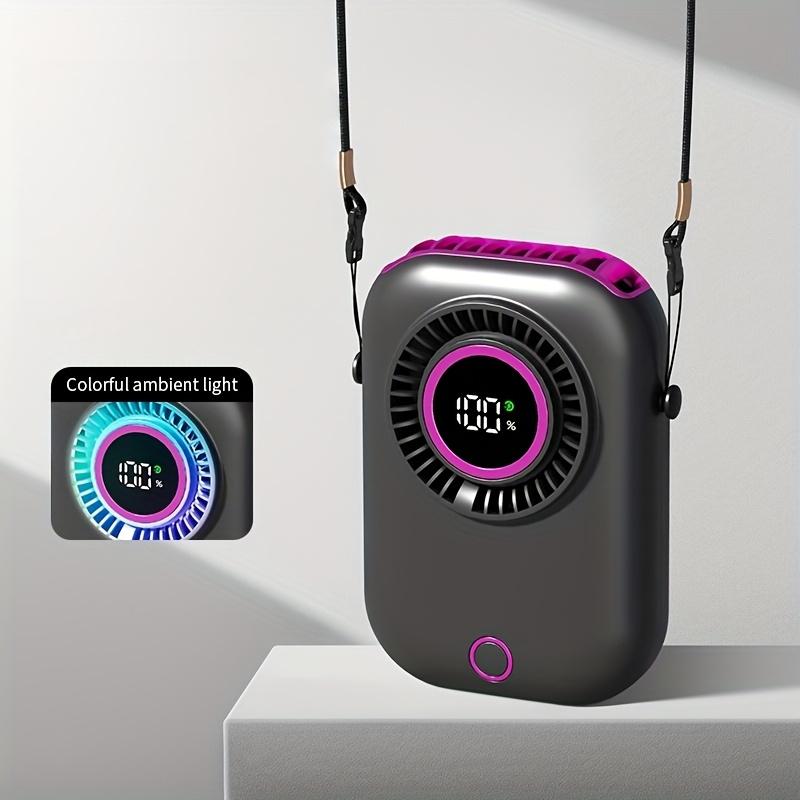 Портативный мини-вентилятор с цифровым дисплеем мощности, безлопастная конструкция, подставка с регулируемым углом наклона, поясной зажим для подвешивания, шейный ремешок с зажимом, идеально подходит для летней моды серый
Портативный мини-вентилятор с цифровым дисплеем мощности, безлопастная конструкция, подставка с регулируемым углом наклона, поясной зажим для подвешивания, шейный ремешок с зажимом, идеально подходит для летней моды серый