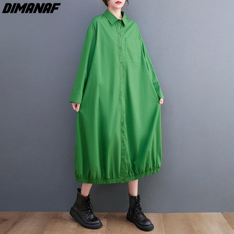 DIMANAF осенний стиль женское платье-рубашка BlueFashion свободное длинное платье 2022 длинный однотонный кардиган зеленый
DIMANAF осенний стиль женское платье-рубашка BlueFashion свободное длинное платье 2022 длинный однотонный кардиган зеленый