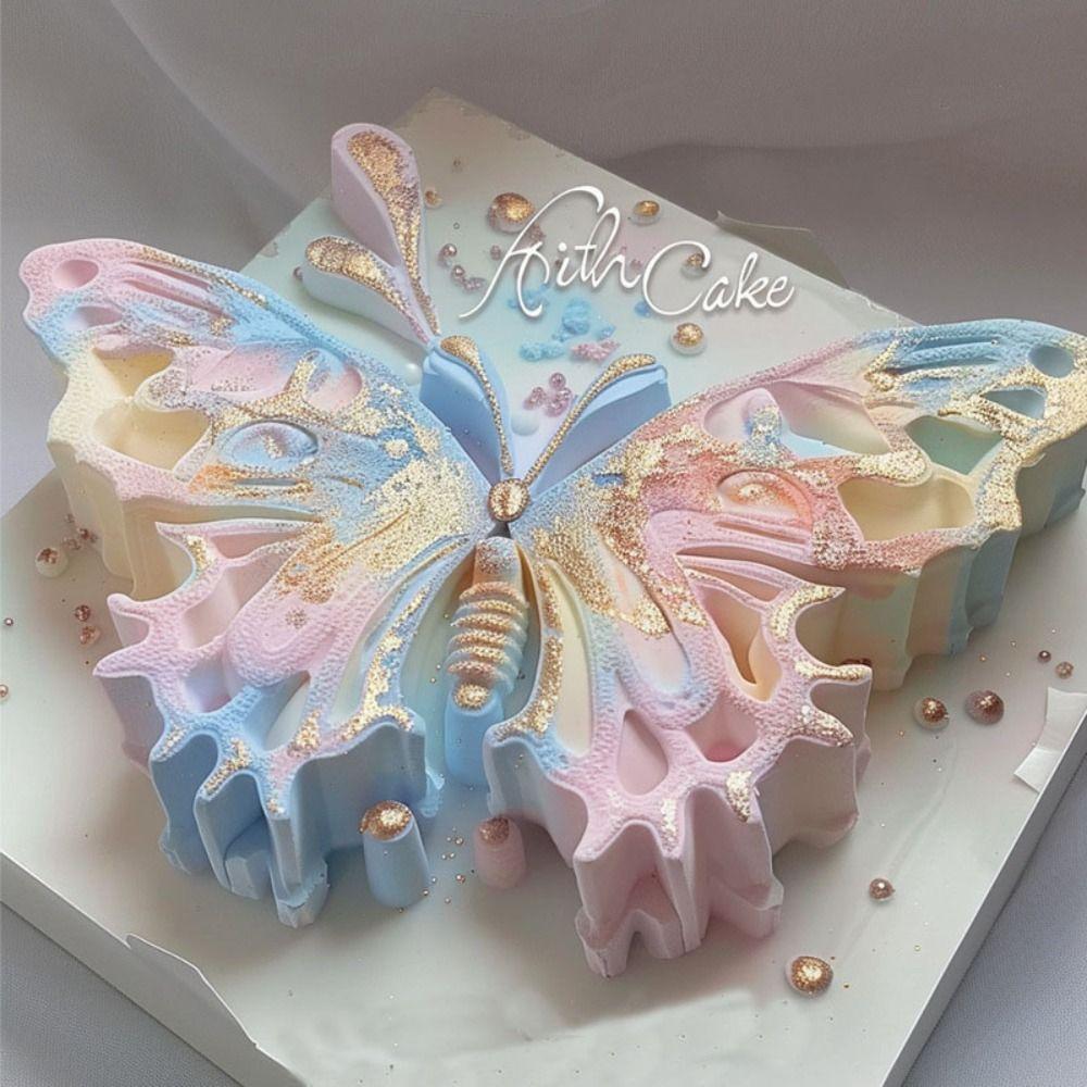 Silicone Mousse Mold 3D Dessert Mould Baking Tool Butterfly Shaped Cake Mold Kitchen Style B
Silicone Mousse Mold 3D Dessert Mould Baking Tool Butterfly Shaped Cake Mold Kitchen Style B