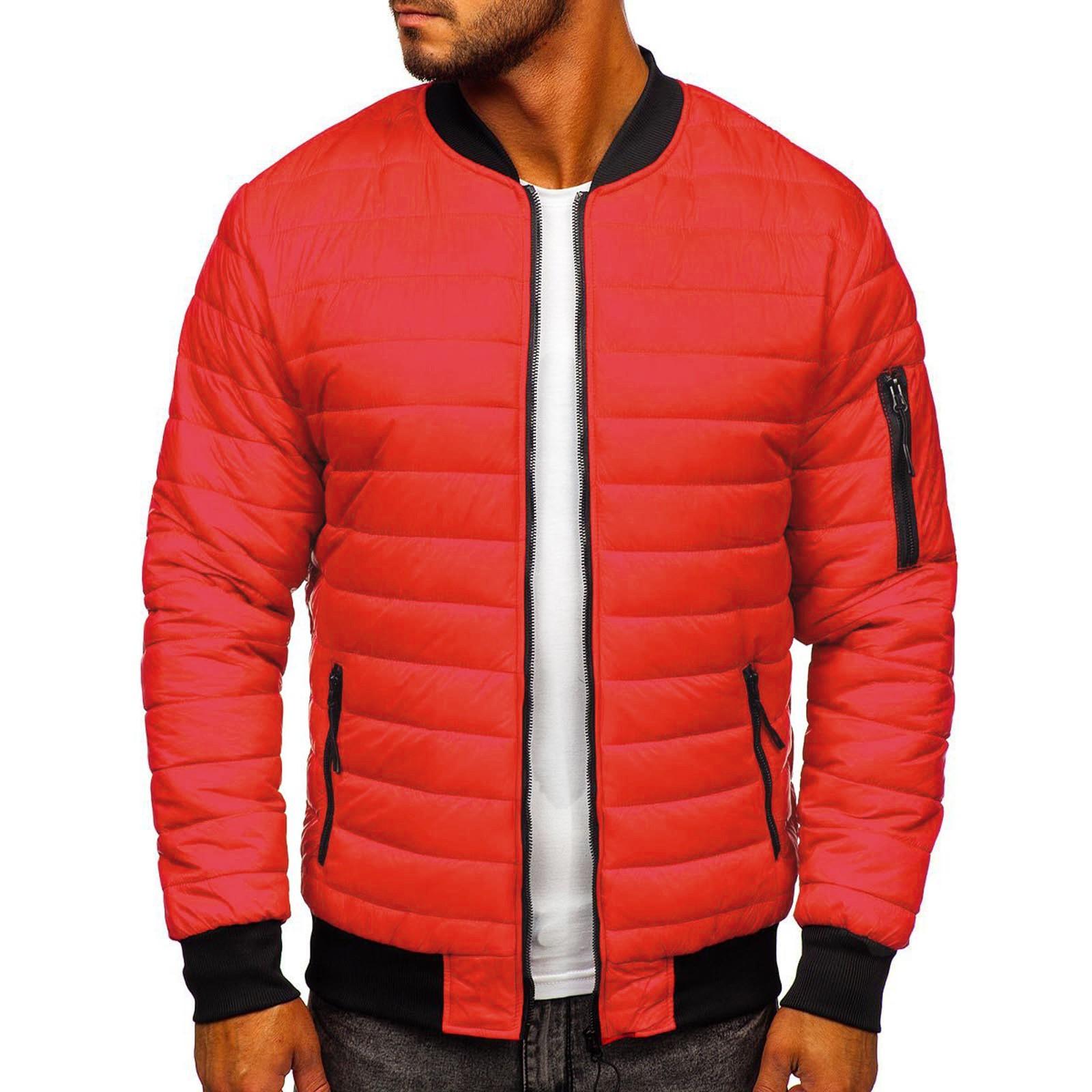 Мужская осенне-зимняя хлопковая теплая пуховая куртка на молнии с карманами, компактное легкое пальто M красный
Мужская осенне-зимняя хлопковая теплая пуховая куртка на молнии с карманами, компактное легкое пальто M красный