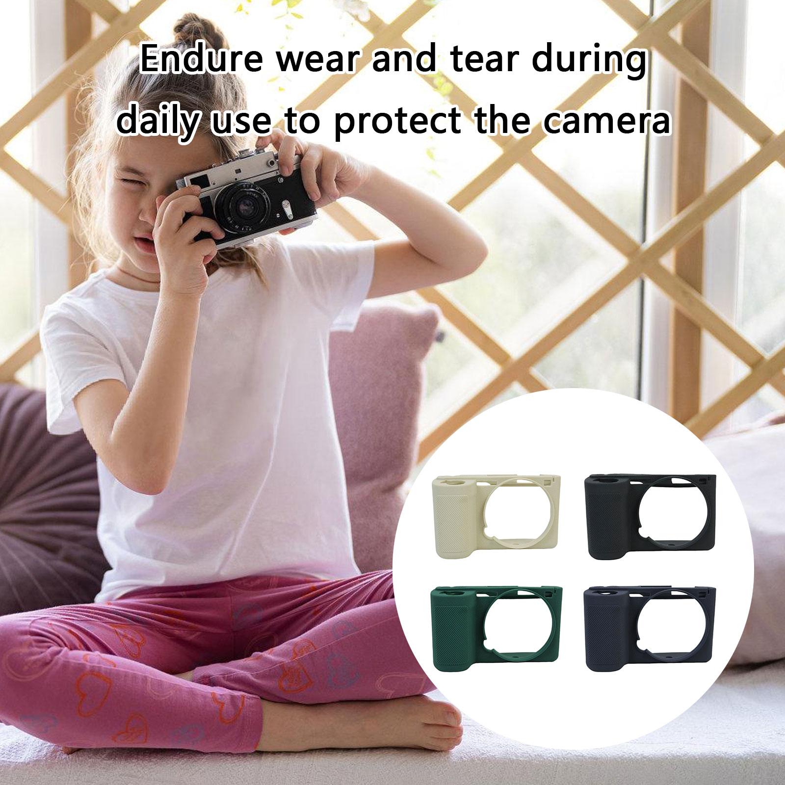 Silicone Camera Case for Sony ZV E10II Camera Shell Offer Scratch and Dust Protection with Easy Access to Button Port бежевий
Silicone Camera Case for Sony ZV E10II Camera Shell Offer Scratch and Dust Protection with Easy Access to Button Port бежевий