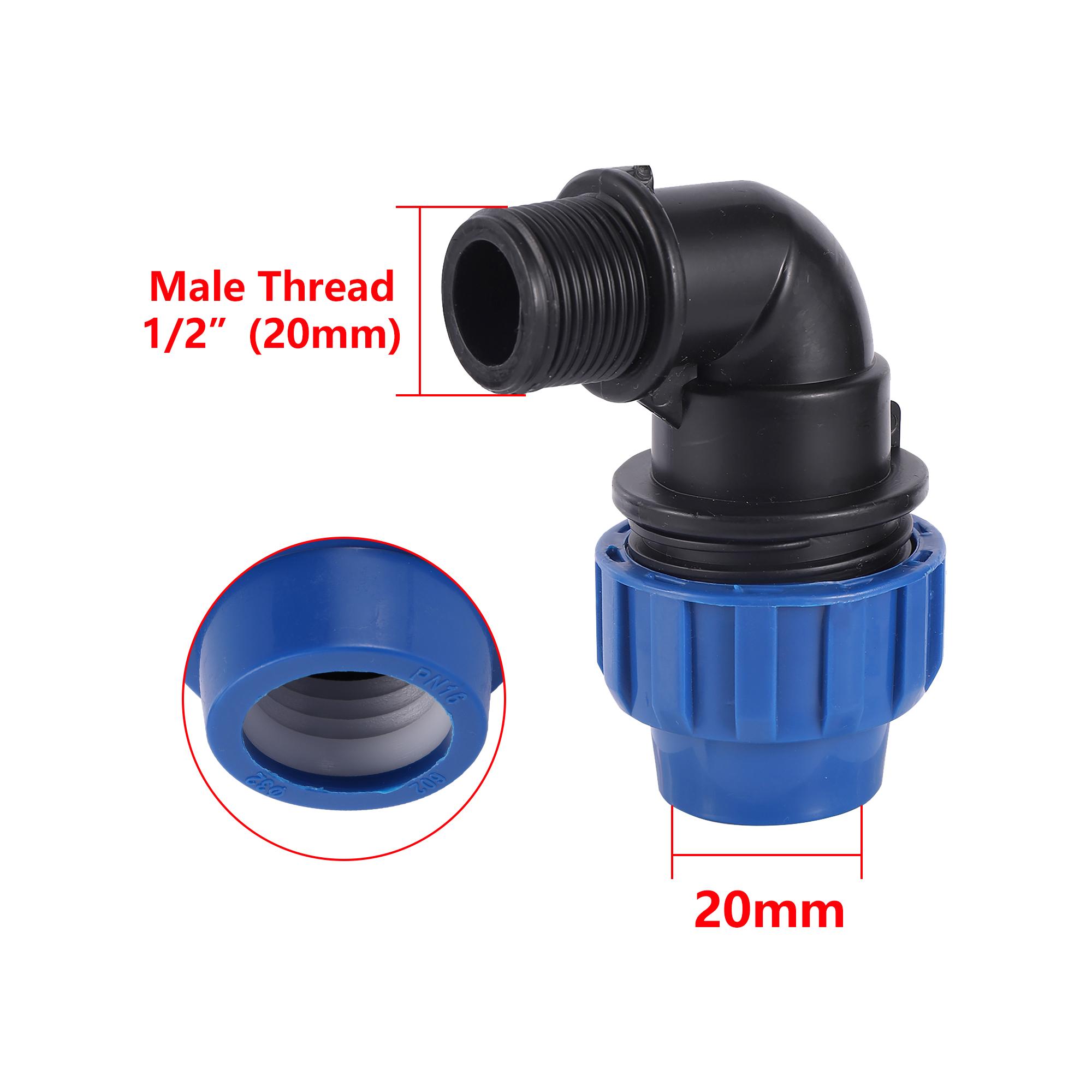 20/25/32mm to 1/2 3/4 1 Male PE Pipe Connector Adapter Elbow Tee Fittings Garden Agriculture Irrigation Pipe Fittings
20/25/32mm to 1/2 3/4 1 Male PE Pipe Connector Adapter Elbow Tee Fittings Garden Agriculture Irrigation Pipe Fittings