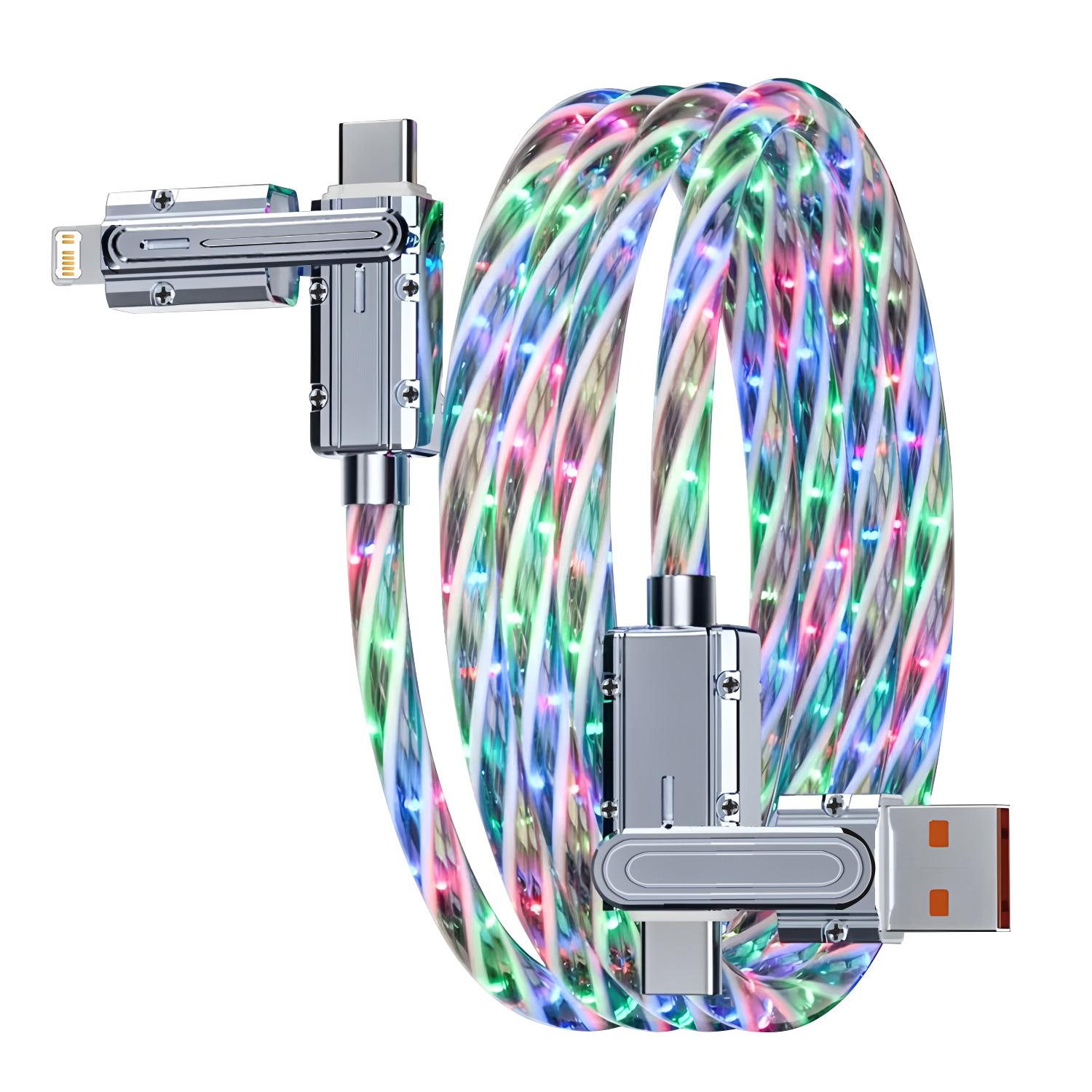 RGB LED USB Type-C на Type-C и 4 в 1 кабель для быстрой зарядки Для iPhone 16 15 14 Xiaomi Samsung белый
RGB LED USB Type-C на Type-C и 4 в 1 кабель для быстрой зарядки Для iPhone 16 15 14 Xiaomi Samsung белый