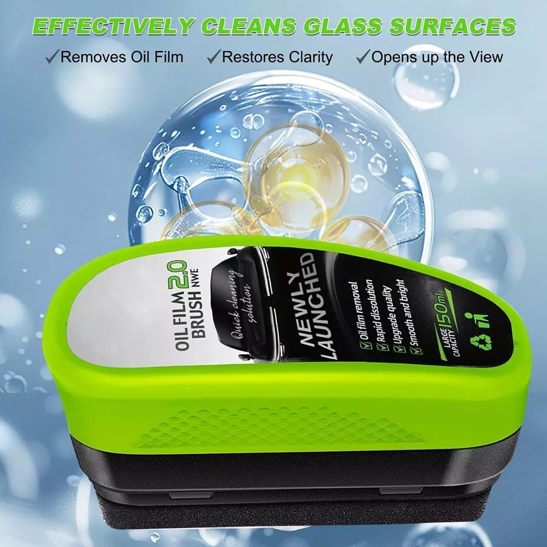 Jetdryshop Glass Cleaner, Automotive Oil Film Cleaning Brush,Car Glass Oil Film Remover,Jetdryshop Windshield Cleaner,Jetdryshop Car Window Cleaning 1pcs
Jetdryshop Glass Cleaner, Automotive Oil Film Cleaning Brush,Car Glass Oil Film Remover,Jetdryshop Windshield Cleaner,Jetdryshop Car Window Cleaning 1pcs