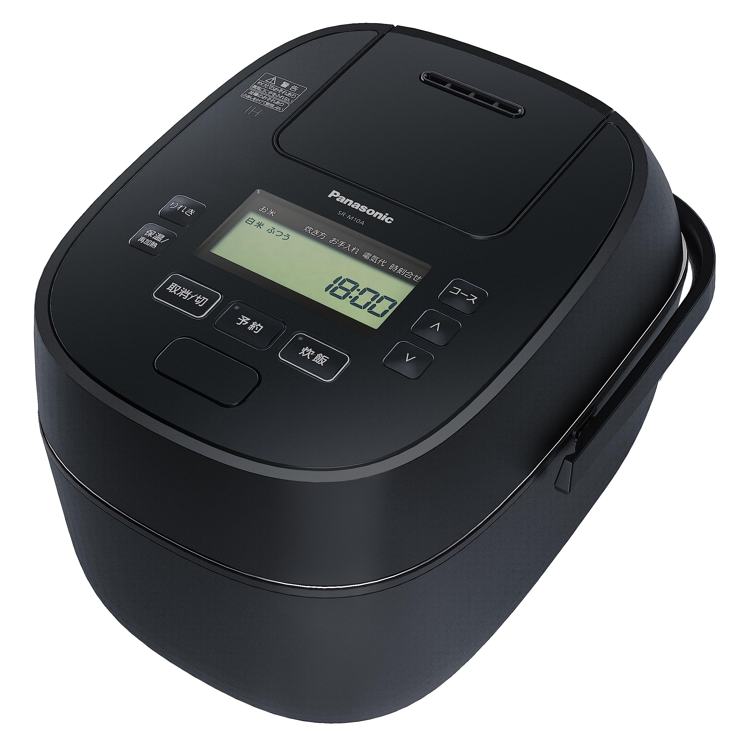 Panasonic Rice Cooker Cups Rapid Pressure Reduction Valve Dance Cooker Full Heat Generation 5 Stage IH Type Black 5.5 SR-M10A-K чорний
Panasonic Rice Cooker Cups Rapid Pressure Reduction Valve Dance Cooker Full Heat Generation 5 Stage IH Type Black 5.5 SR-M10A-K чорний