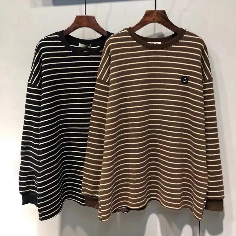 Жіночий світшот Бавовняний Оверсайз Смужки Потовщений Вільний Круглий виріз Повсякденний Пуловер Довгий рукав Зимовий Светр Топ XXXXL коричневий
Жіночий світшот Бавовняний Оверсайз Смужки Потовщений Вільний Круглий виріз Повсякденний Пуловер Довгий рукав Зимовий Светр Топ XXXXL коричневий