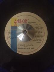 7inch Record FABIANA & PAPA SAN - It s Not Enough NONE Anchor Records 1988 Jamaica Reggae, Ska & Dub Used
7inch Record FABIANA & PAPA SAN - It s Not Enough NONE Anchor Records 1988 Jamaica Reggae, Ska & Dub Used