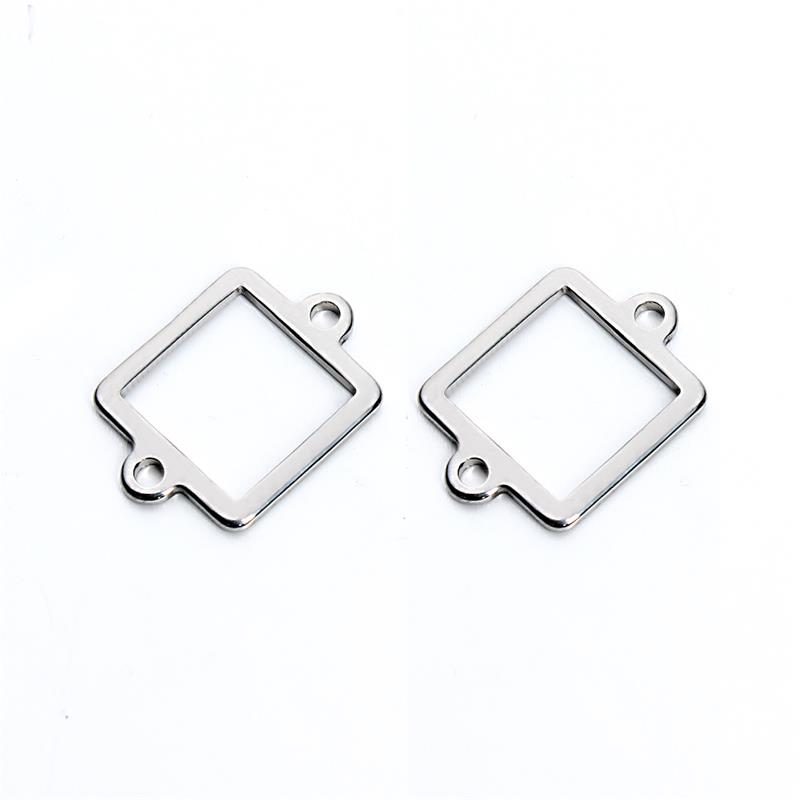 LOULEUR 20pcs/lot Silver Color Stainless Steel Round heart Square Charms Connectors Blank Stamping Tags For Necklace Bracelet
LOULEUR 20pcs/lot Silver Color Stainless Steel Round heart Square Charms Connectors Blank Stamping Tags For Necklace Bracelet