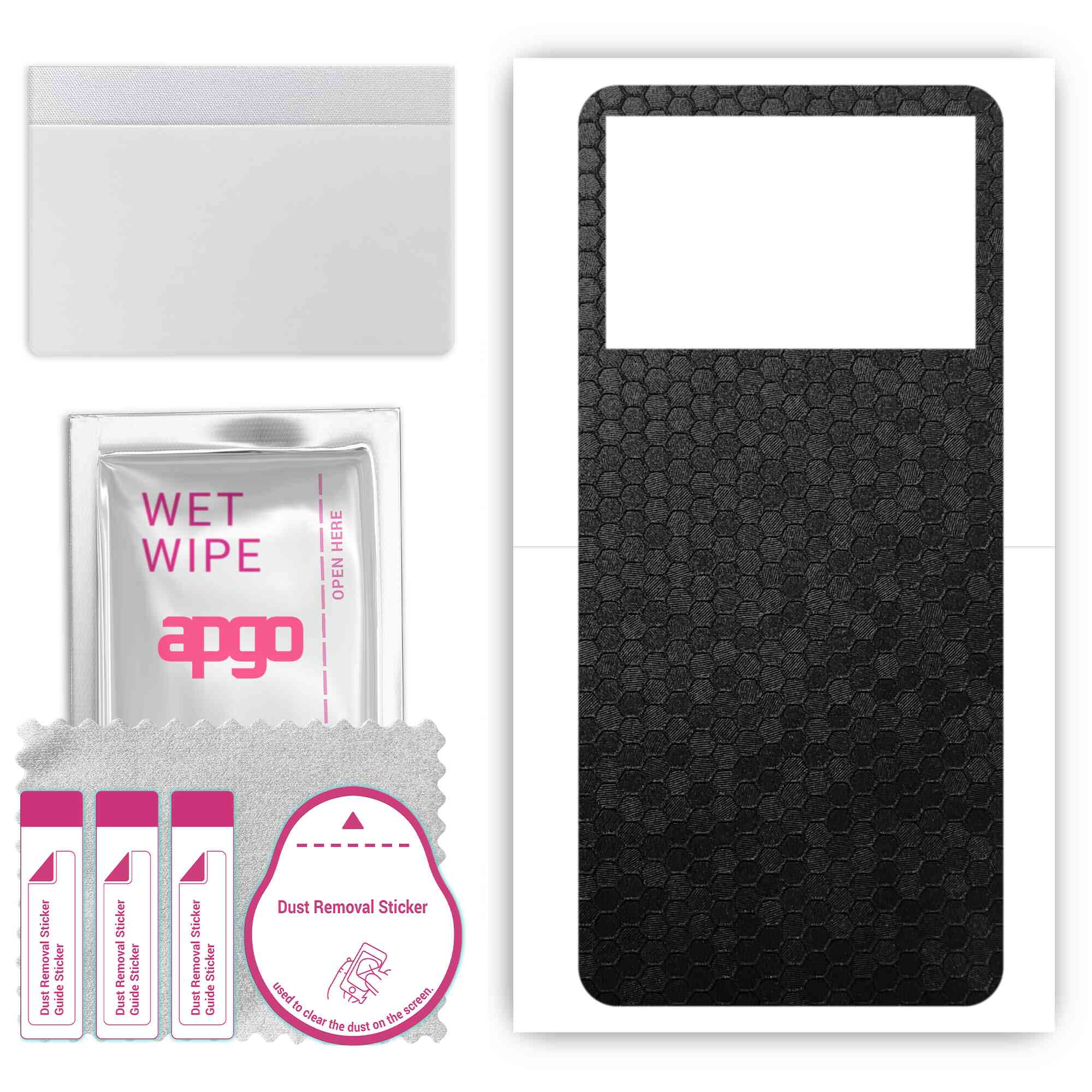 apgo Protective Skin Sticker for the back compatible with Infinix Note 12 VIP, Wrap Film, Foil, Vinyl - Pattern Black Honeycomb
apgo Protective Skin Sticker for the back compatible with Infinix Note 12 VIP, Wrap Film, Foil, Vinyl - Pattern Black Honeycomb