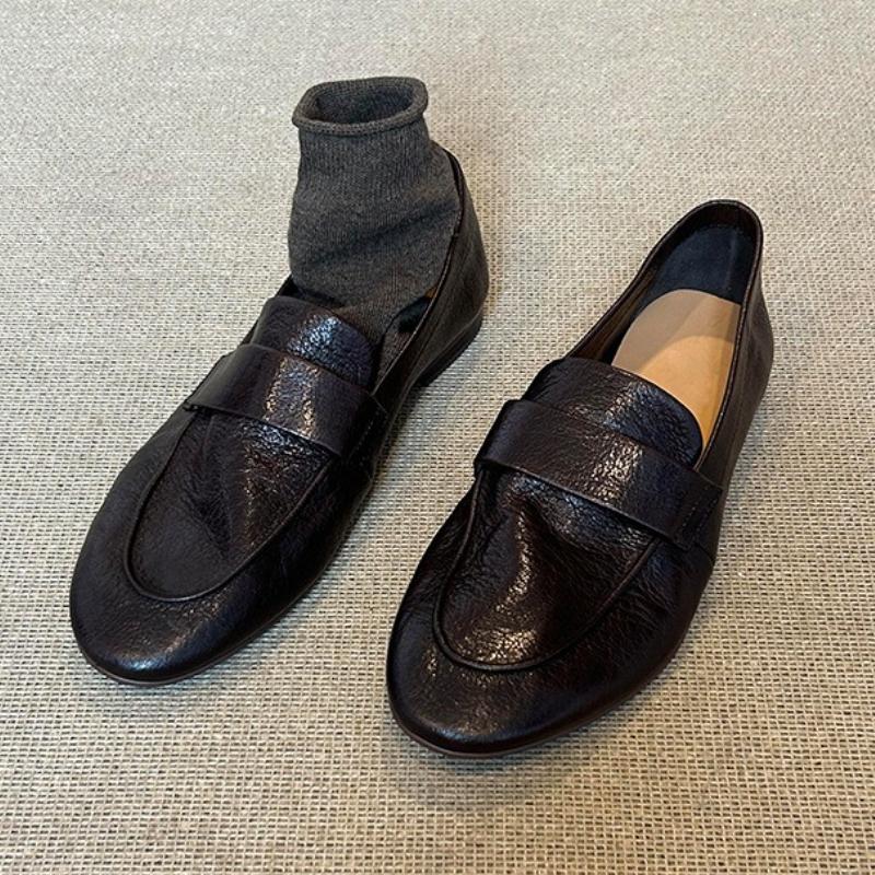 Fashion Retro Black Soft Leather Brand Designer Flat Pumps Women Comfort Concise Loafers Outdoor Commuter Office Shoes Zapatos De Mujer 40 чёрный
Fashion Retro Black Soft Leather Brand Designer Flat Pumps Women Comfort Concise Loafers Outdoor Commuter Office Shoes Zapatos De Mujer 40 чёрный