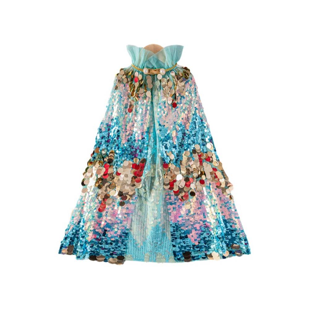 Shining Sequins Girls Princess Cape Cosplay Elegant Dress Cape Carnival Party синий
Shining Sequins Girls Princess Cape Cosplay Elegant Dress Cape Carnival Party синий