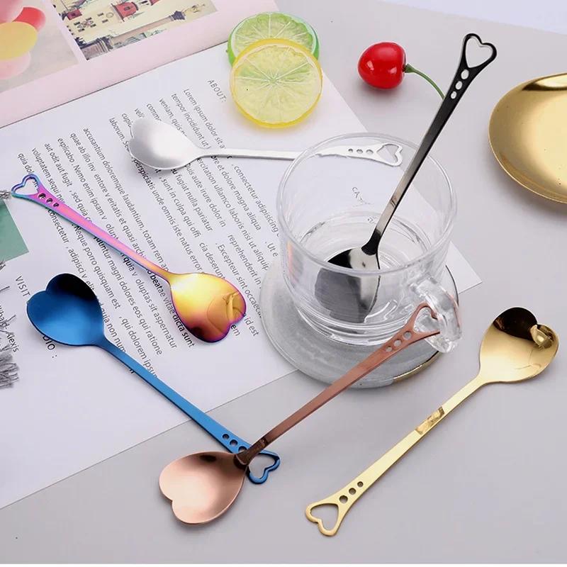Love Heart Shape Coffee Spoon 304 Stainless Steel Spoon Teaspoon Dessert Snack Scoop Milk Children Tableware Tools Accessories rosegold
Love Heart Shape Coffee Spoon 304 Stainless Steel Spoon Teaspoon Dessert Snack Scoop Milk Children Tableware Tools Accessories rosegold