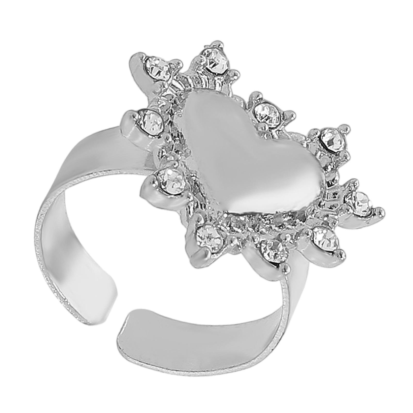 Heart Designs Zirconia Jewelry Set Including Necklace Earrings and Rings Portable for Parties Supplies and Dates
Heart Designs Zirconia Jewelry Set Including Necklace Earrings and Rings Portable for Parties Supplies and Dates