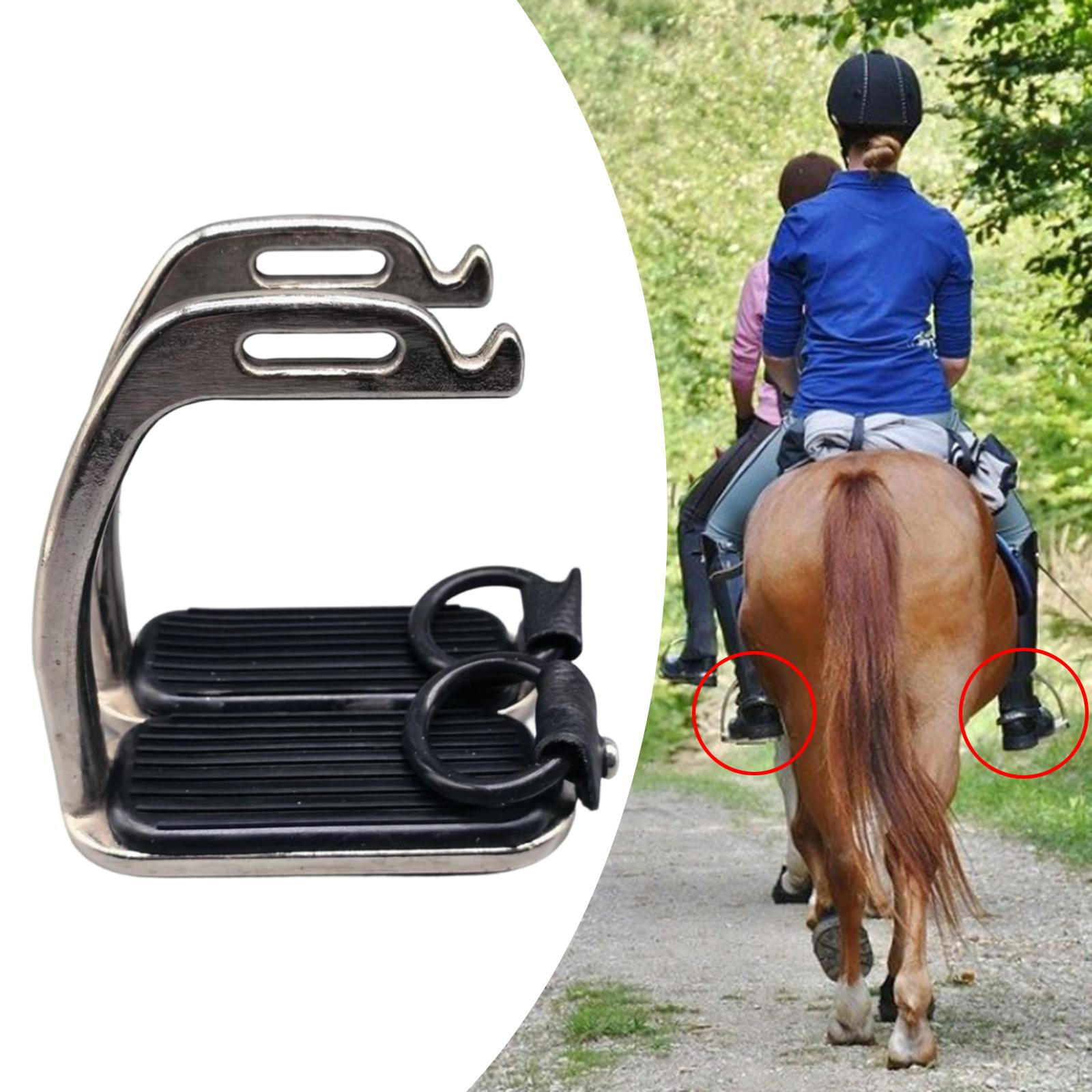 2Pcs Horse Stirrups Replacement Repair Comfortable Foot Support Anti Slip Riding Tool Hose
2Pcs Horse Stirrups Replacement Repair Comfortable Foot Support Anti Slip Riding Tool Hose