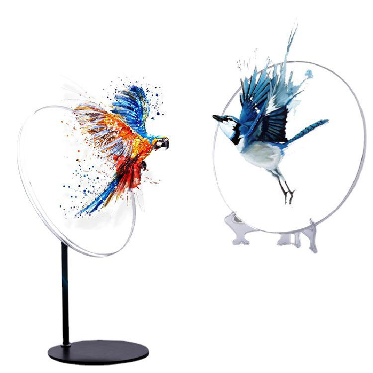 30CM 3D Holographic Fan Display: WiFi-Enabled Desktop Projector with Mobile App Control All Transparent (Specify Plug Type)
30CM 3D Holographic Fan Display: WiFi-Enabled Desktop Projector with Mobile App Control All Transparent (Specify Plug Type)