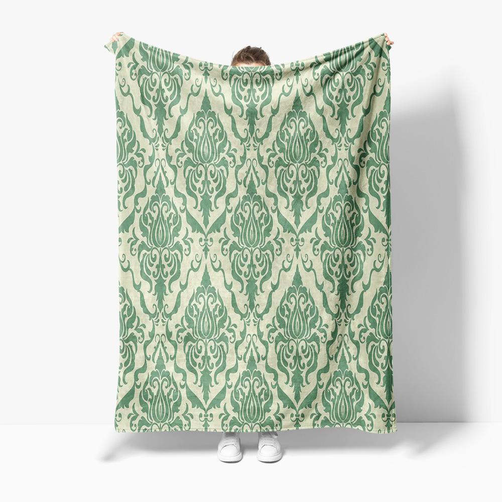 Green geometric floral pattern Flannel printed blanket suitable for all seasons suitable for living room office sofa and travel 75x90cm
Green geometric floral pattern Flannel printed blanket suitable for all seasons suitable for living room office sofa and travel 75x90cm