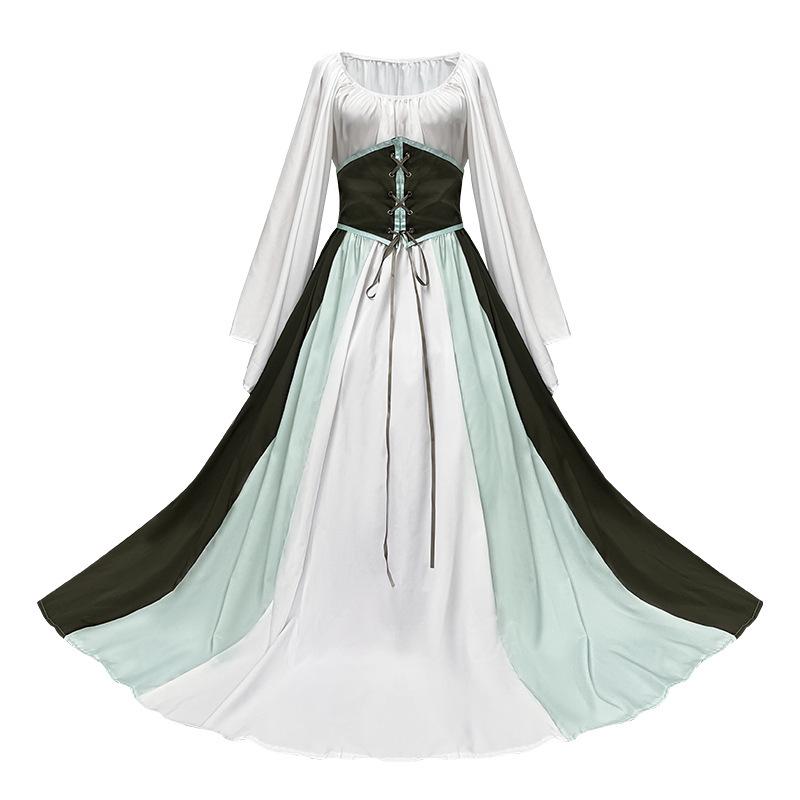 2025 Halloween Medieval Renaissance Princess Long Dress for Cosplay L
2025 Halloween Medieval Renaissance Princess Long Dress for Cosplay L