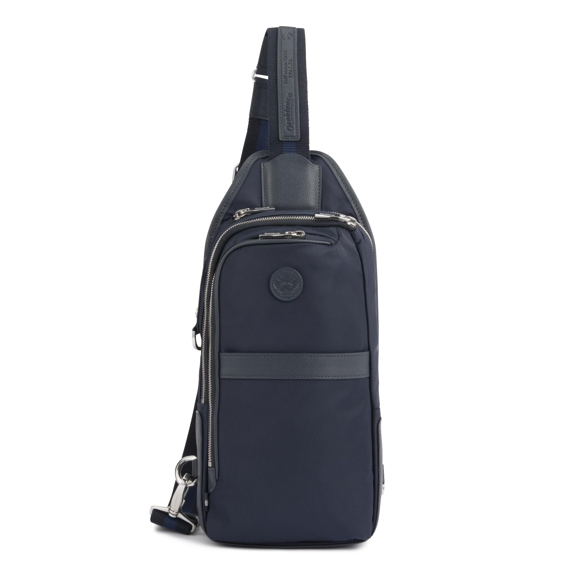 Orobianco SOLO TE Body Bag Navy Men s (Authentic), 3L, 610g, One-Shoulder, No. 92958,
Orobianco SOLO TE Body Bag Navy Men s (Authentic), 3L, 610g, One-Shoulder, No. 92958,