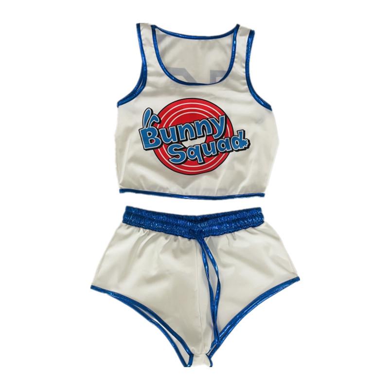 European & American Style Halloween Space Jam Vest and Shorts Set Double Extra Large
European & American Style Halloween Space Jam Vest and Shorts Set Double Extra Large