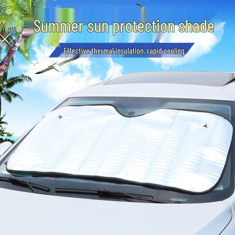 Aluminum Foil Bubble Windshield Sun Shade - Heat Insulation & Light Blocking Shield
Aluminum Foil Bubble Windshield Sun Shade - Heat Insulation & Light Blocking Shield