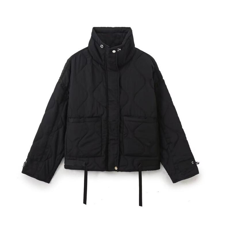 Winter Casual Stand-up Collar Cotton-Padded Jacket - European & American Street Fashion for Women Medium
Winter Casual Stand-up Collar Cotton-Padded Jacket - European & American Street Fashion for Women Medium