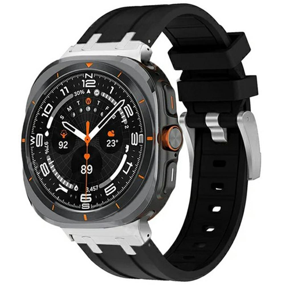 For Samsung Galaxy Watch Ultra 47mm Watch Strap Replacement Silicone Watch Band Black+Blue
For Samsung Galaxy Watch Ultra 47mm Watch Strap Replacement Silicone Watch Band Black+Blue