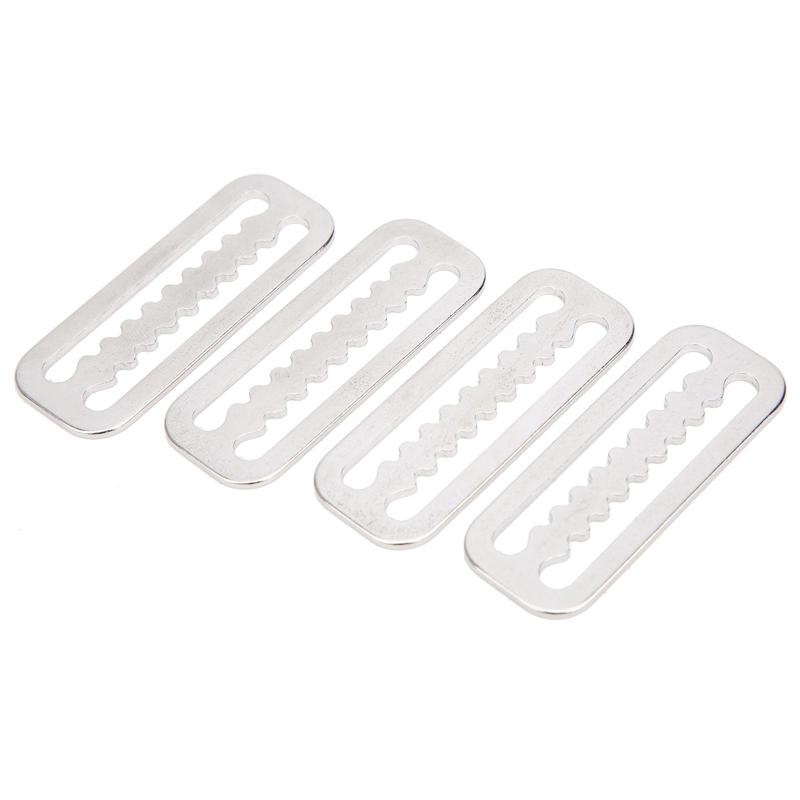 4pcs Weight Belt Retainer 304 Stainless Steel Serrated Slide Keeper for Diving 2in Webbing
4pcs Weight Belt Retainer 304 Stainless Steel Serrated Slide Keeper for Diving 2in Webbing