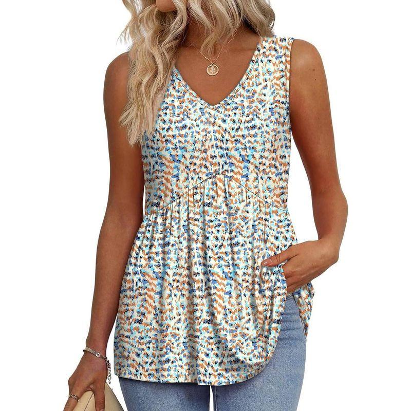 2025 European and American Cross-Border Amazon Summer Women s Vest Hot-Selling New Printed Pleated T-Shirt Blue XXL
2025 European and American Cross-Border Amazon Summer Women s Vest Hot-Selling New Printed Pleated T-Shirt Blue XXL