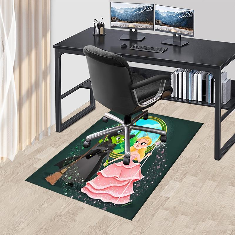 Wizard of Oz, Fantasy Pattern Polyester Office Carpet Chair Mats, Home Decor Dormitory Floor Protector with Anti-Skid Backing, Large Area Co 60cm by 90cm
Wizard of Oz, Fantasy Pattern Polyester Office Carpet Chair Mats, Home Decor Dormitory Floor Protector with Anti-Skid Backing, Large Area Co 60cm by 90cm