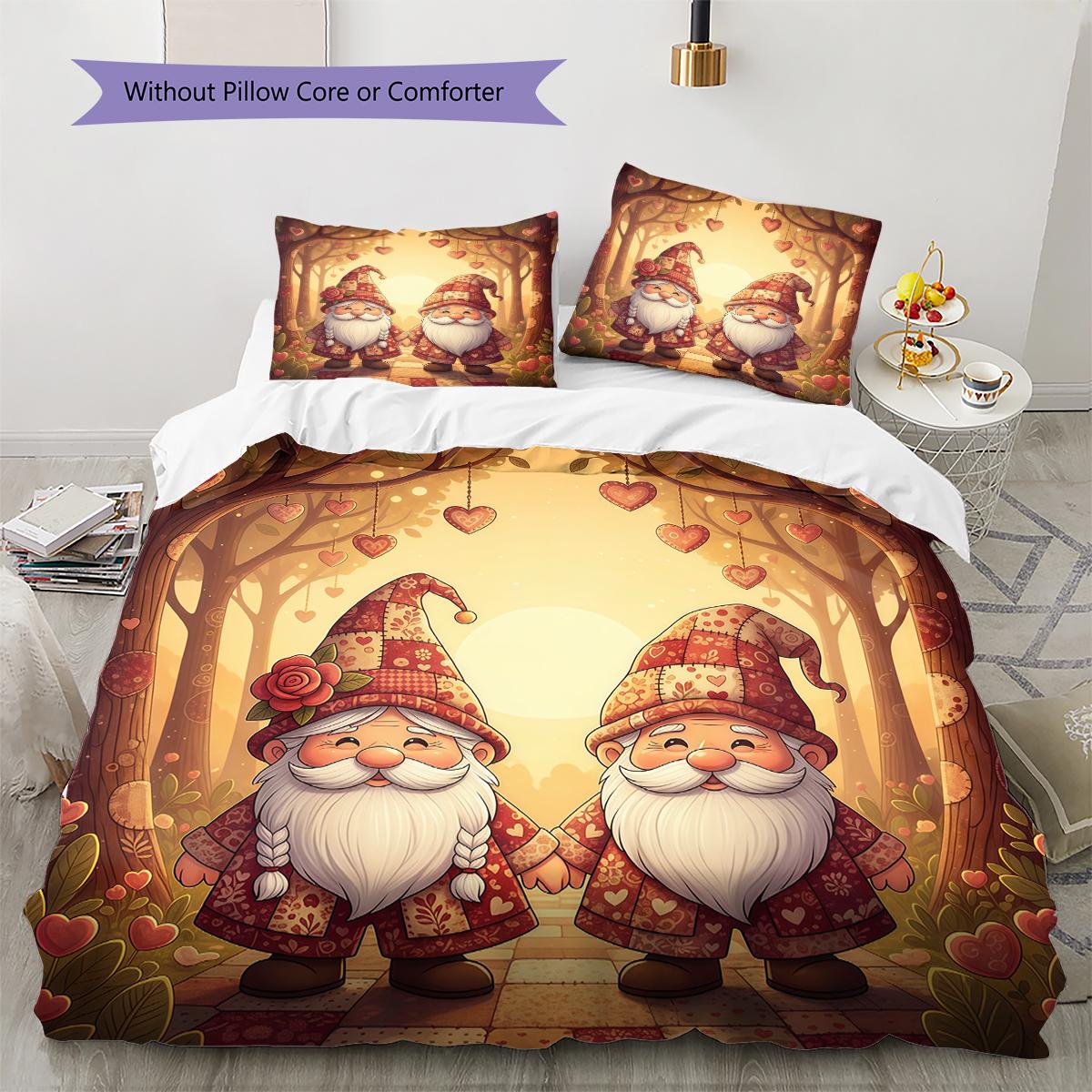 Valentine s Day Pattern Bedding Quilt Cover Pillowcase Home Decoration Birthday Gift (1 * duvet cover + 2 * pillowcase, without core) 135x200cm
Valentine s Day Pattern Bedding Quilt Cover Pillowcase Home Decoration Birthday Gift (1 * duvet cover + 2 * pillowcase, without core) 135x200cm