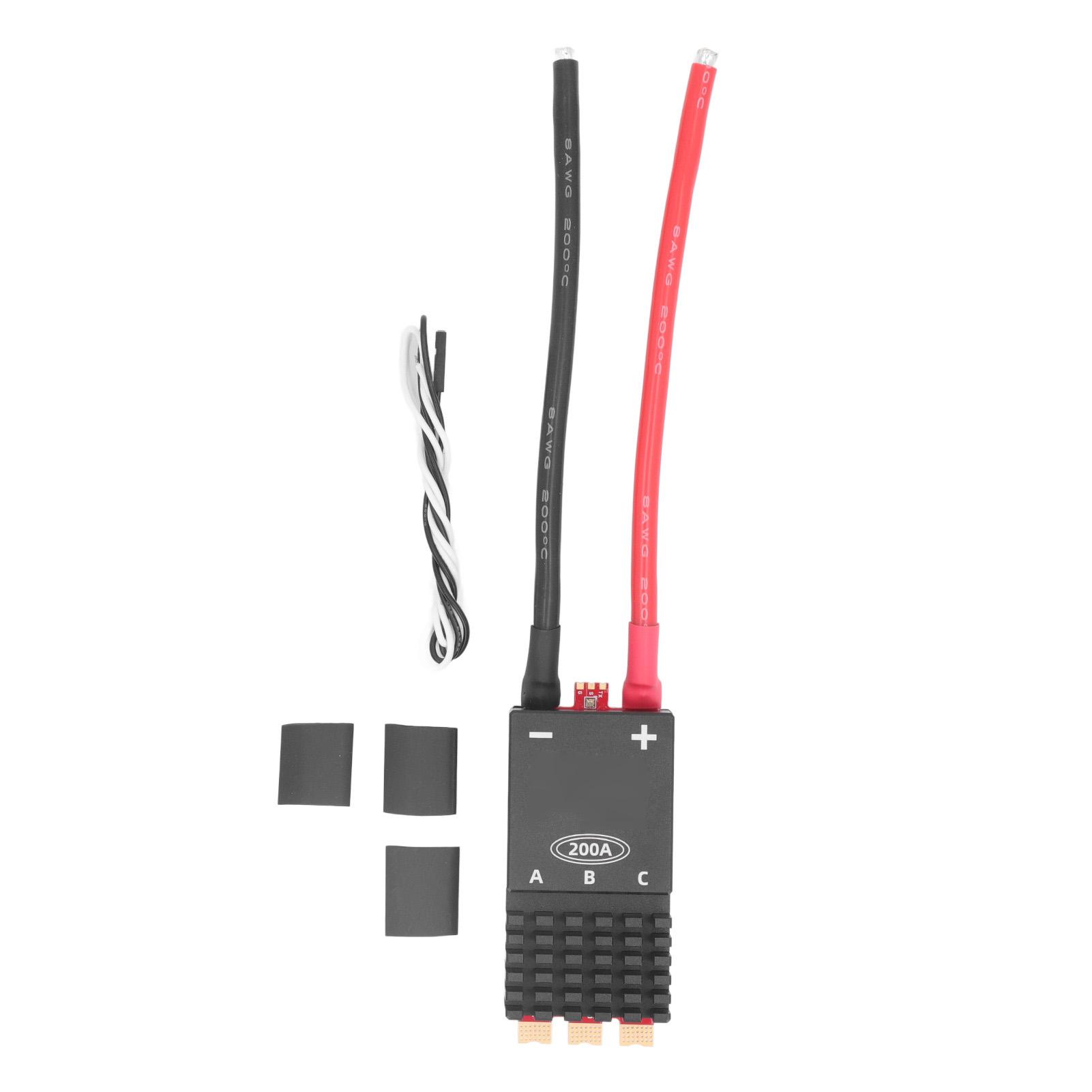 Brushless ESC 200A 512S Lipo Battery Powered RC Car Motor Electric Speed Controller 128KHz PWM
Brushless ESC 200A 512S Lipo Battery Powered RC Car Motor Electric Speed Controller 128KHz PWM
