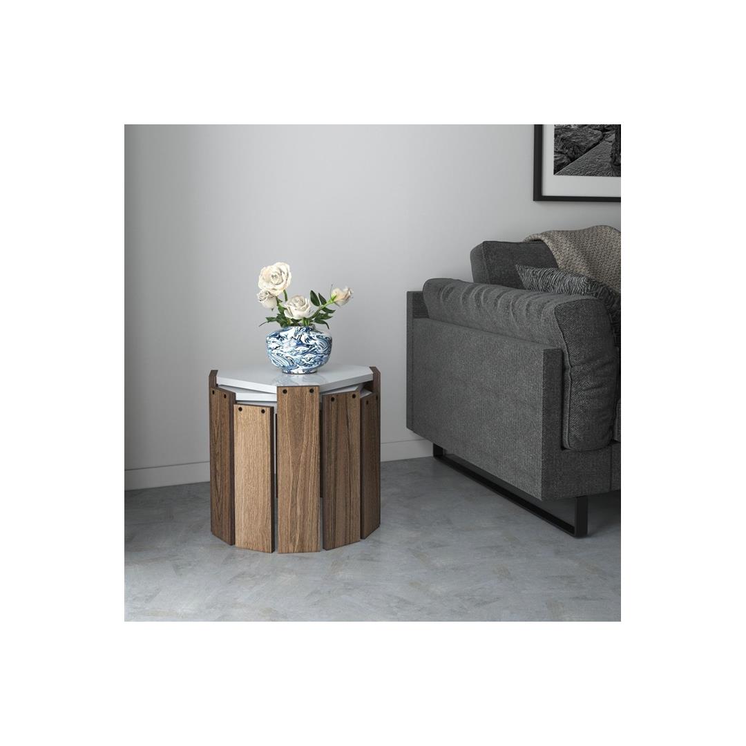 Журнальный столик Rafevi Hansel Nesting (ОрехБелый)
Журнальный столик Rafevi Hansel Nesting (ОрехБелый)