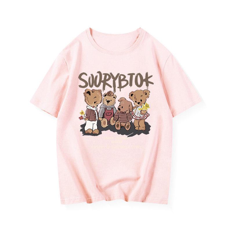 Unisex Retro Cotton Short Sleeve T-shirt for Couples - Summer Plus Size Loose Fit 2XL (for 131-155 jin)
Unisex Retro Cotton Short Sleeve T-shirt for Couples - Summer Plus Size Loose Fit 2XL (for 131-155 jin)