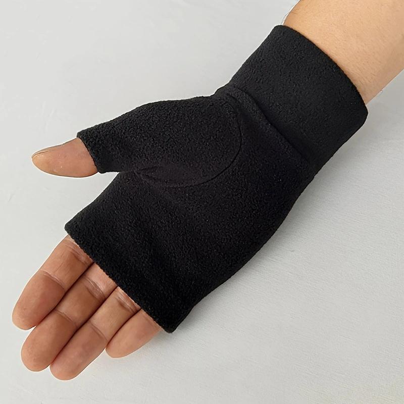 WTEMPO 1 пара мужских спортивных перчаток с толстым флисом для бега на открытом воздухе, унисекс, зимние рабочие перчатки для письма, теплые перчатки без пальцев 1pair чёрный
WTEMPO 1 пара мужских спортивных перчаток с толстым флисом для бега на открытом воздухе, унисекс, зимние рабочие перчатки для письма, теплые перчатки без пальцев 1pair чёрный