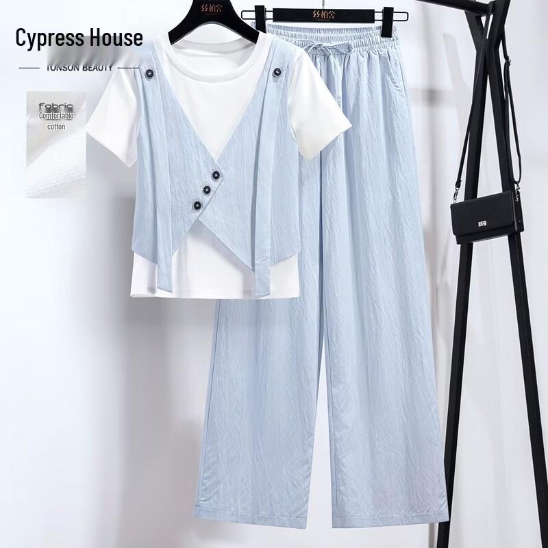 Women s Color Block Short Sleeve Top & Pants Set S
Women s Color Block Short Sleeve Top & Pants Set S