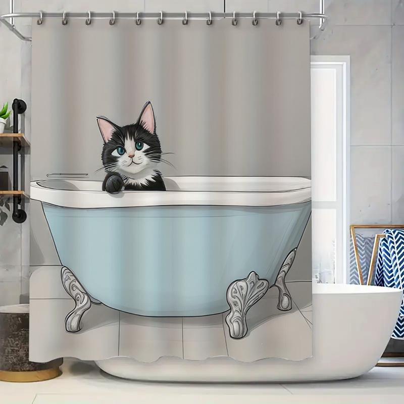 Очаровательный коврик для ванной с котиком: Нескользящий резиновый коврик для ванны Идеально подходит для домашнего декора Современный мультяшный принт Коврик для пола в душе с мягким микроф W60H190(CM)-1 Pcs
Очаровательный коврик для ванной с котиком: Нескользящий резиновый коврик для ванны Идеально подходит для домашнего декора Современный мультяшный принт Коврик для пола в душе с мягким микроф W60H190(CM)-1 Pcs
