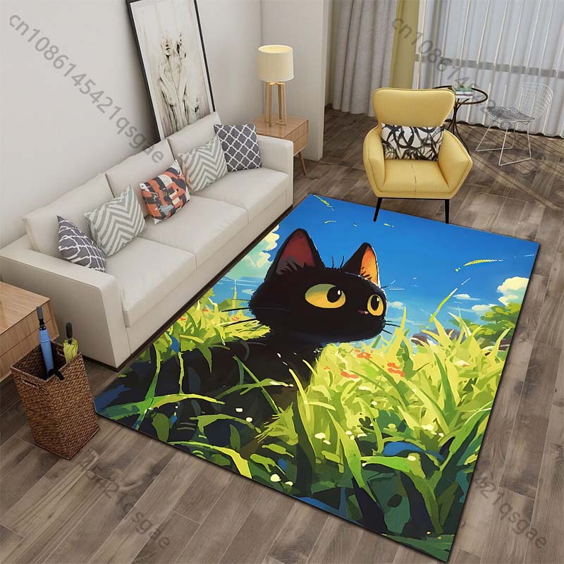 Multiple sizes Yan on the Black Cat Grassland Print Carpet for Living Room Bedroom Sofa Home Decor Non-slip Mat Luxury Gift 40x60cm
Multiple sizes Yan on the Black Cat Grassland Print Carpet for Living Room Bedroom Sofa Home Decor Non-slip Mat Luxury Gift 40x60cm
