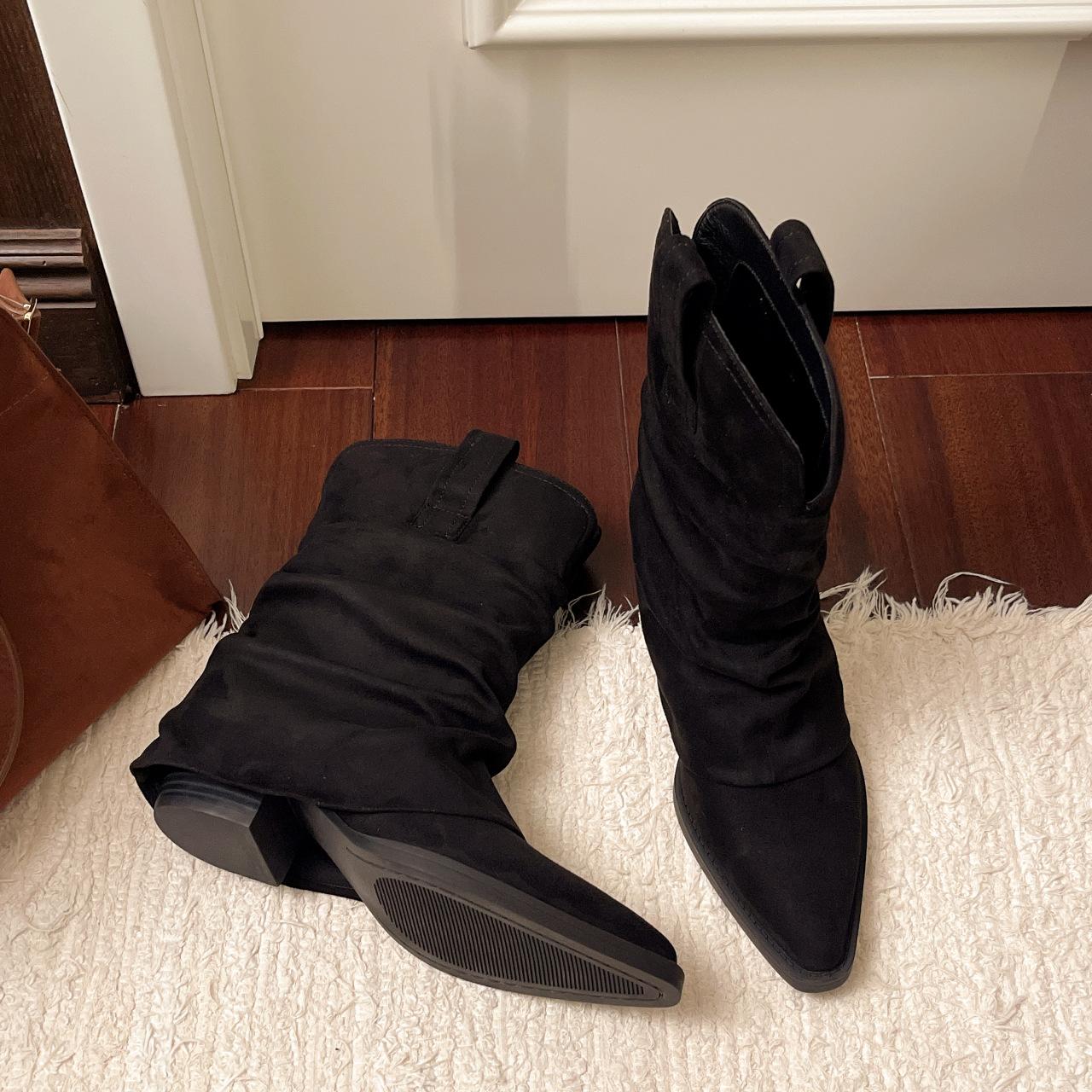 Pants Pile Boots Pile Short Boots Women s 2025 Autumn and Winter New Western Cowboys Medium Boots Martin Boots Large Size Knight Boots Women 35 чёрный
Pants Pile Boots Pile Short Boots Women s 2025 Autumn and Winter New Western Cowboys Medium Boots Martin Boots Large Size Knight Boots Women 35 чёрный