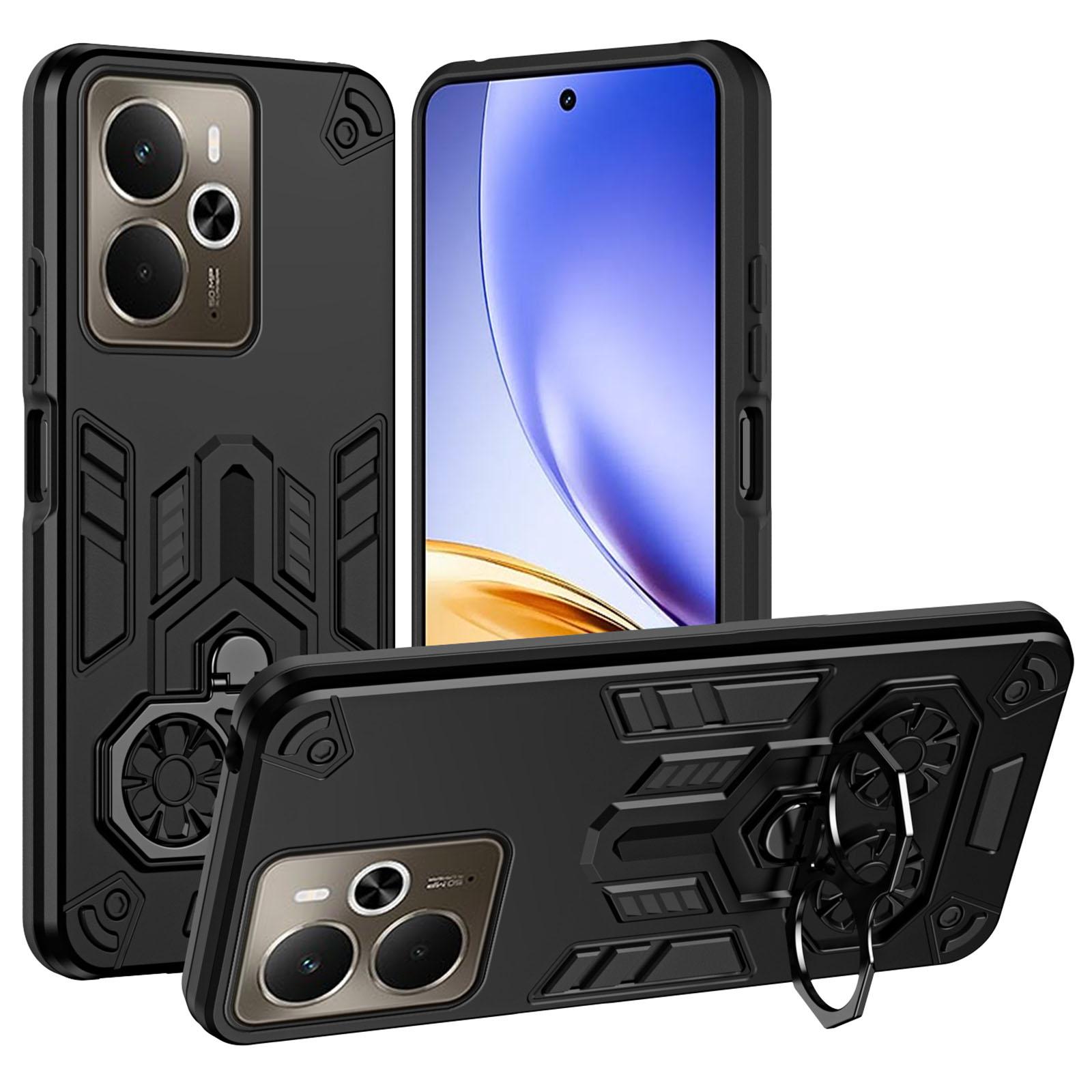 Phone Case for Realme 14 5G/P3 5G/Neo7x 5G Ring Holder Kickstand PC + TPU Shockproof Cover B
Phone Case for Realme 14 5G/P3 5G/Neo7x 5G Ring Holder Kickstand PC + TPU Shockproof Cover B