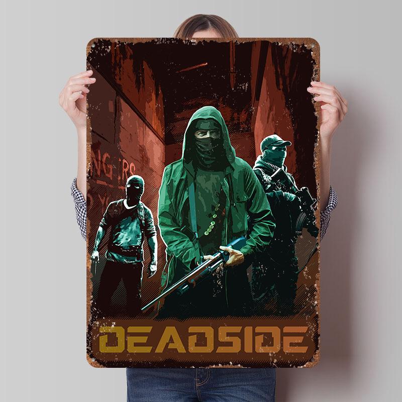 Deadside Game Poster Customized Wall Art Vintage Metal Signs Retro Tin Plaque for Man Cave Coffee Bar Accessories Home Decor 7.9x11.8In(20x30cm)
Deadside Game Poster Customized Wall Art Vintage Metal Signs Retro Tin Plaque for Man Cave Coffee Bar Accessories Home Decor 7.9x11.8In(20x30cm)