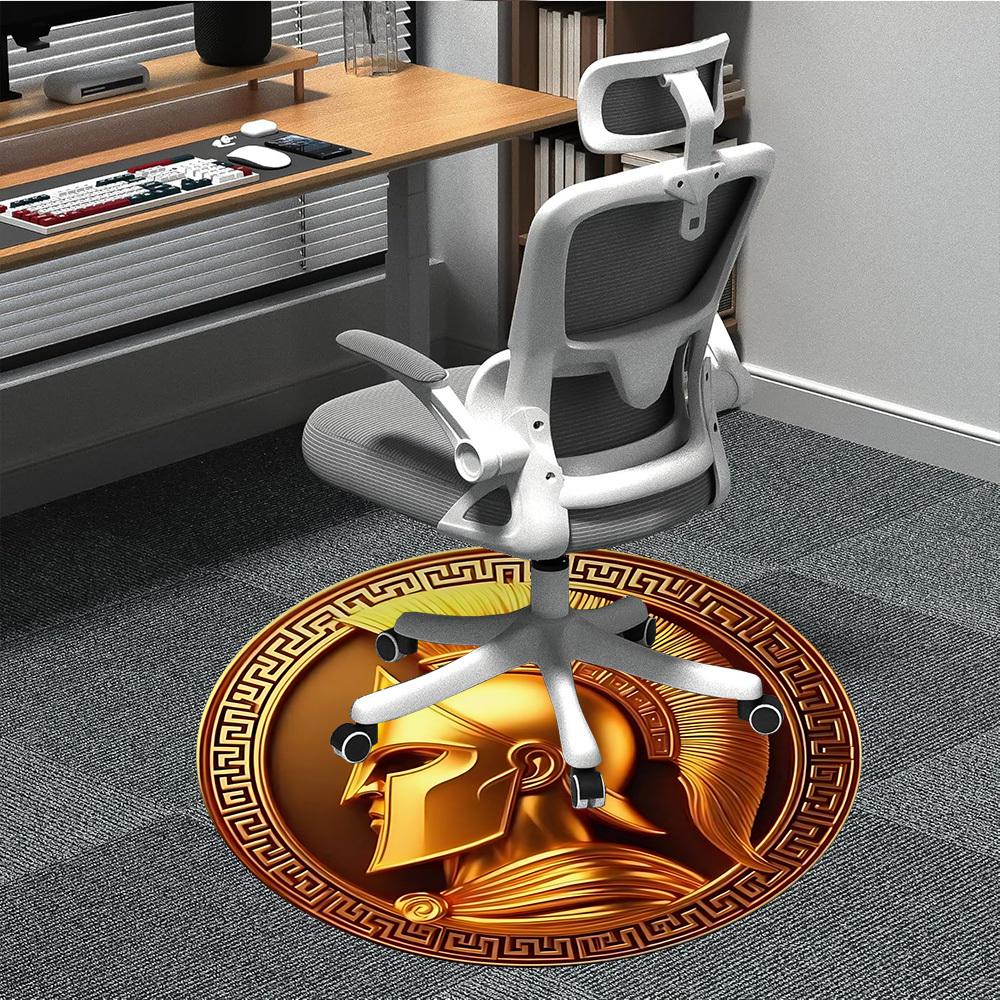 1pc Spartan Helmet Chair Carpet for Office, Non-slip, Soft and Durable Leisure Rug, Perfect for Office, Living Room yy251103120 80cm by 80cm
1pc Spartan Helmet Chair Carpet for Office, Non-slip, Soft and Durable Leisure Rug, Perfect for Office, Living Room yy251103120 80cm by 80cm