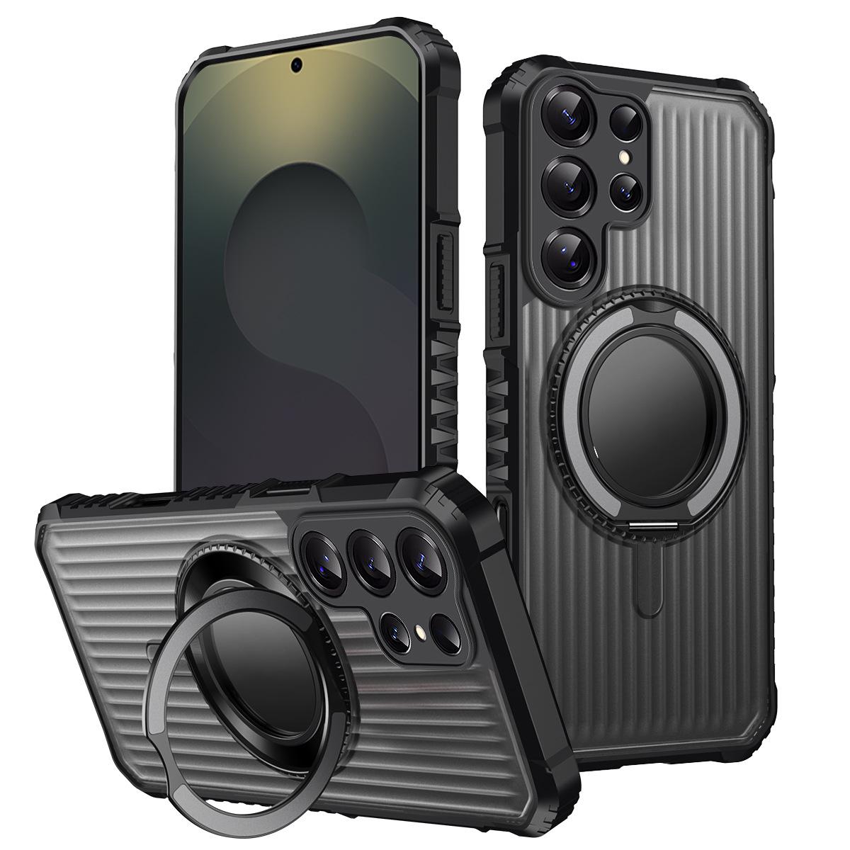 Compatible Samsung Ultra Magnetic Phone Case & Rotating Stand Protective Cover for S26, S25, S24 S24 FE
Compatible Samsung Ultra Magnetic Phone Case & Rotating Stand Protective Cover for S26, S25, S24 S24 FE