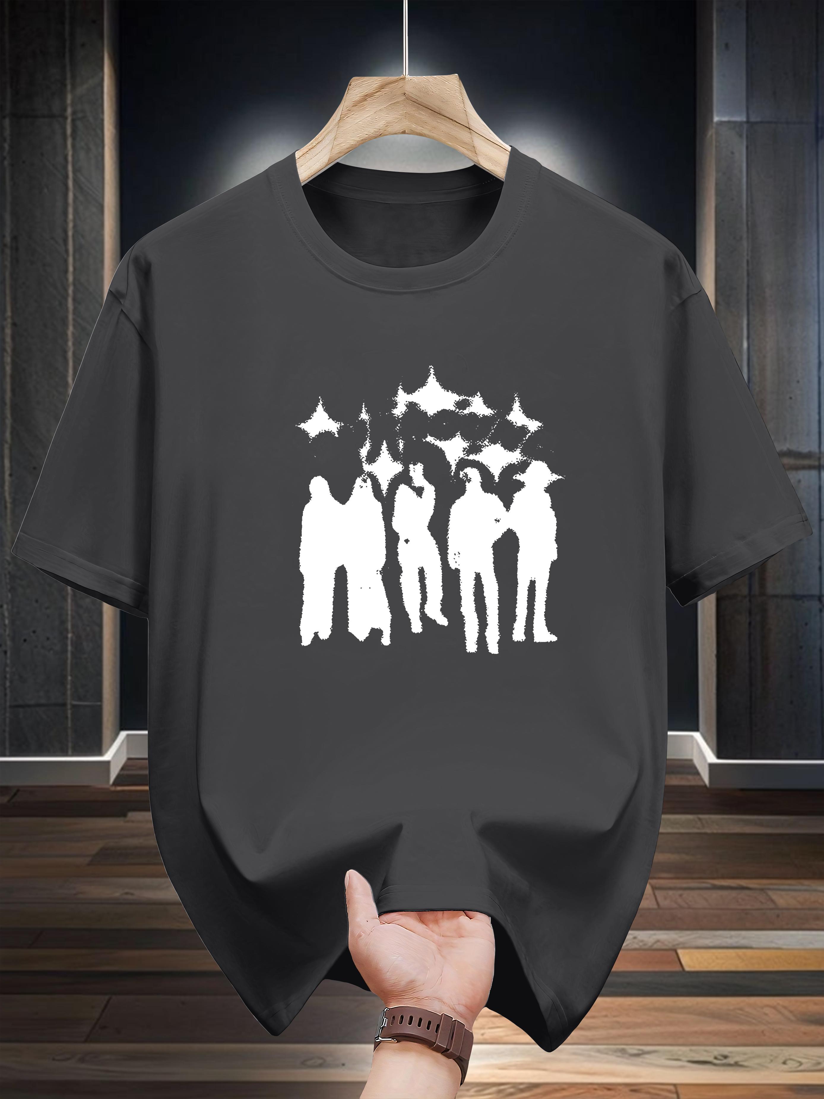 Niuwang Selection 200g 100% Cotton Short Sleeve T-shirt - Black Geometric Star & Silhouette Graphic Tee XXL
Niuwang Selection 200g 100% Cotton Short Sleeve T-shirt - Black Geometric Star & Silhouette Graphic Tee XXL
