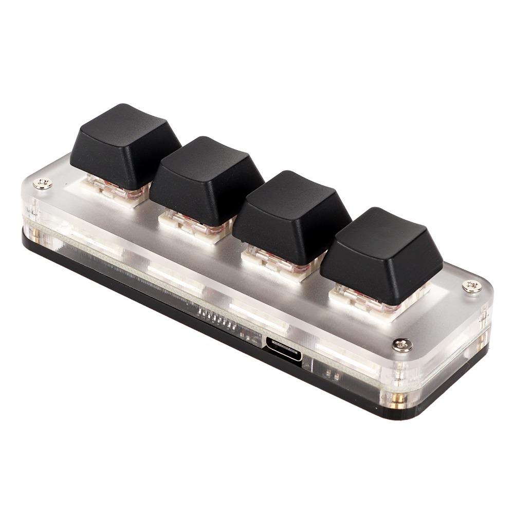 USB Connection Mechanical Macro Keyboard Plug and Play Gaming Keypad Mini Keypad Office 4 Keys
USB Connection Mechanical Macro Keyboard Plug and Play Gaming Keypad Mini Keypad Office 4 Keys